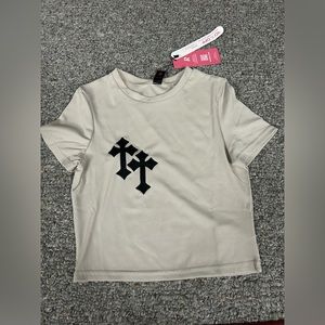 Cropped Ribbed Tshirt